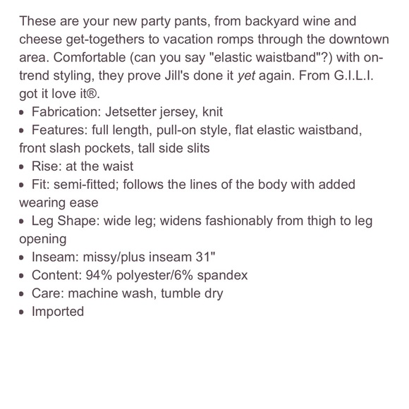 GILI Jetsetter side slit pants - Picture 4 of 11